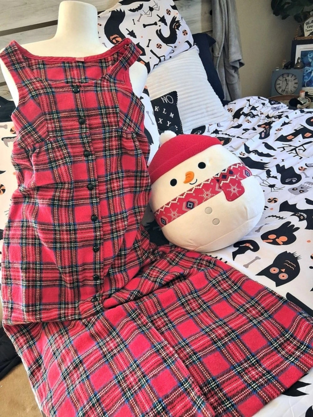 Vintage Wool Plaid Dress
